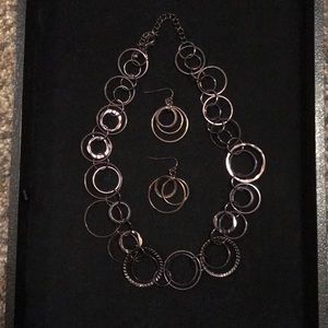 Necklace and earrings set